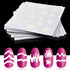 WOKOTO 24 Sheets French Nail Stickers for Women, Heart Shape, Star, Wave, Smile Shapes with Tweezers and Brush Set