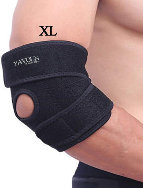Adjustable Tennis Elbow Support Brace, Great for Sprained Elbows, Tendonitis, Arthritis, Basketball, Baseball, Golfer's