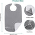 sturion Adult Bibs for Men Women, Adult Bibs for Eating Waterproof Clothing Protector with Crumb Catcher, Large Size