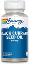 Black Currant Seed Oil 600 mg, SOLARAY, Skin Health Support, 90 Serv, 90 Softgels