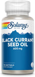 Black Currant Seed Oil 600 mg, SOLARAY, Skin Health Support, 90 Serv, 90 Softgels