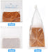50 Paper Bread Bags for Home Bakery, Large Storage Bags with Window/Ties for Sourdough and Baked Goods