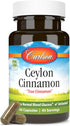Carlson Ceylon Cinnamon 500 mg | 45 Capsules | Cinnamon Extract Pills, Cinnamon Supplements