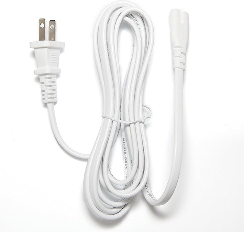 Omnihil 5 Feet AC Power Cord Cable Compatible with KOODER Fabric Shaver (White)