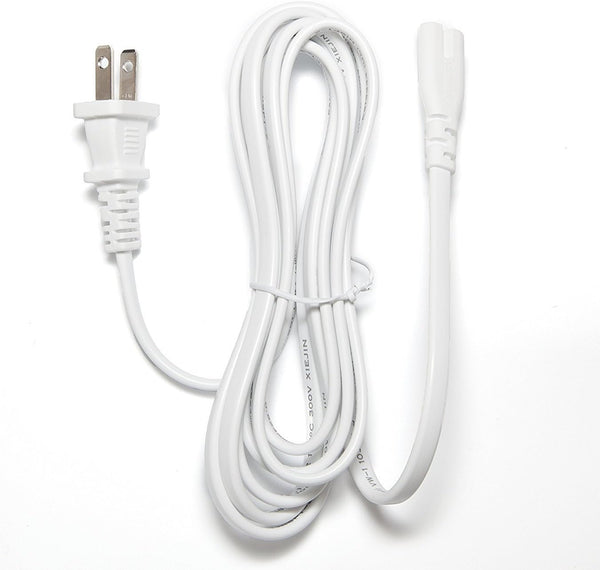 Omnihil 5 Feet AC Power Cord Cable Compatible with KOODER Fabric Shaver (White)