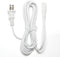 Omnihil 5 Feet AC Power Cord Cable Compatible with KOODER Fabric Shaver (White)