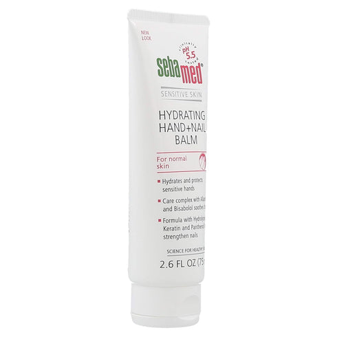 Sebamed Hand and Nail Balm pH 5.5 - Hypoallergenic Moisturizer for Sensitive Skin, 2.6 Fluid Ounces