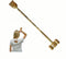 mikabaka 2-in-1 Solid Wood Back Scratcher & Massage Hammer, Dual-Use Natural Wooden Tool