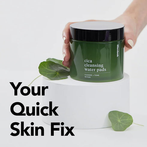 Meebak Makeup Wipes Remover Pads - For Sensitive Skin, Cica Korean Facial Wipes for Eye, Face, Pores
