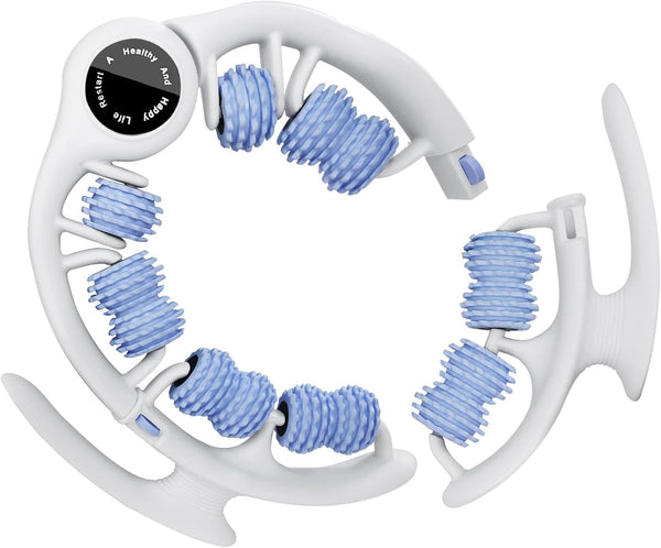 Ohlukies Anti-Cellulite Massage Roller with Detachable Handles | Lymphatic Drainage Massager & Fascia