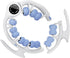 Ohlukies Anti-Cellulite Massage Roller with Detachable Handles | Lymphatic Drainage Massager & Fascia