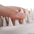 Scalp Massager Shampoo Brush, Soft Silicone Scalp Scrubber for Wet and Dry Hair (Creamy White)
