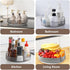 Rotating Makeup Organizer for Vanity, Spinning Cosmetics Storage Rack for Bathroom Countertop, Skincare Holder (1 Tier,