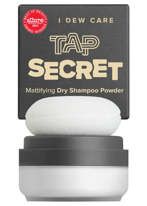 I DEW CARE Dry Shampoo Powder - Tap Secret, Non-aerosol, Travel Size Dry Shampoo for Women, 0.24 oz.