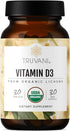 Truvani Organic Lichen Vitamin D3, 30 Tablets