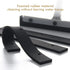 DrDirt Floor Squeegee, 14inch Foam Swivel Squeegee with Stainless Steel Extension Pole, Perfect for Bathroom and Kitchen