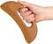 Mozeat Lens Wooden Cellulite Massager, Body Guasha Tool Lymphatic Drainage Massager Muscle Scraper Back