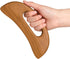 Mozeat Lens Wooden Cellulite Massager, Body Guasha Tool Lymphatic Drainage Massager Muscle Scraper Back