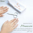 Premium Small Curved Cuticle Scissors, Stainless Steel Manicure & Beauty Scissor for Women