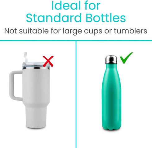 Vive Cup Holder for Walker, Wheelchair, Accessories, Stroller, Adults, Bike, Boat, Desk, Mobility Scooter, Rollator