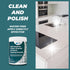 Skylarlife Multi-purpose Surface Stone Cleaning Powder (200g) to remove rust stain, yellowing, oil stains, from most marble, granite, quartz, concrete, countertop and other non-porous surface, remove adhesive spots and stains from boat and plastic and lea