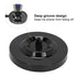 KIMISS Universal Electric Shaver Charging Stand Round Shape Men's Electric Shaving Razor Charging Base Black Electric Razor Stand for Men