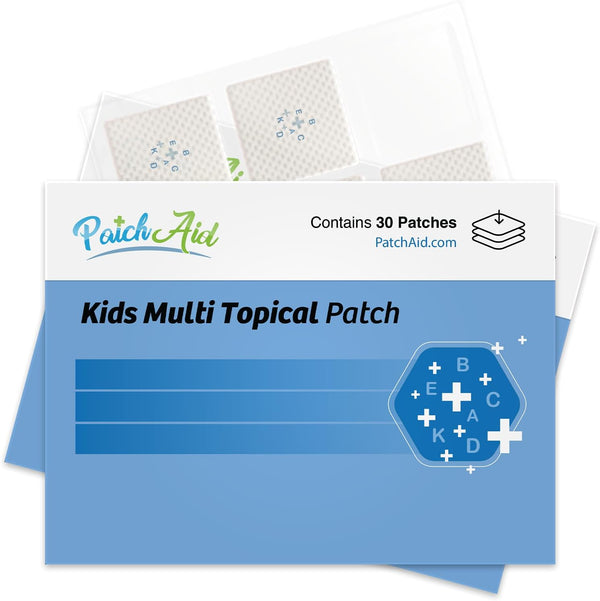 Kids Multi Plus Topical Patch with Omega-3 by PatchAid, 30-Day Supply
