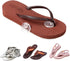 3Pairs Soft Silicone Flip Gel Cushions Pad Toe Protectors for Thong Sandal Flip Flop Gel Inserts Guards Insoles
