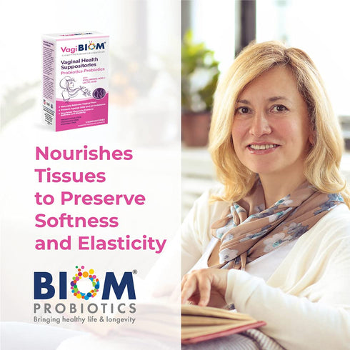 VagiBiom Lactobacillus Suppository: Microbiome Flora balance and Odor Control Regimen; Balance and Nourishes Healthy