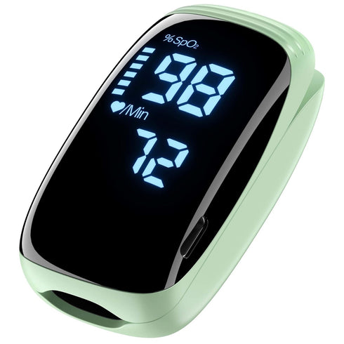 Spo2 Finger Pulse Oximeter, Fingertip Blood Oxygen Saturation with Pulse Monitor Rechargeable, Accurate Reading