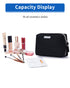 Narwey Small Makeup Bag for Purse, Mini Cosmetic Bag Travel Makeup Pouch, Cute Zipper Pouch with Compartments for Women
