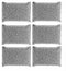 Shuiniba 6 Pieces Non-Scratch Scrub Sponges Pads, Cleaning Scrub Sponge, Dish Wash Sponge,
