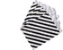 Tvoip 50 Pcs 5 x 7 Inches White and Black Striped Paper Bags, Holiday Wedding Favor Treat Bags