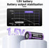 Mspalocell 2 Pack, 1.5V 6000 2 1 Rechargeable C Lithium Batteries Li-ion mWh C Cell Batteries with in Type-C Charging