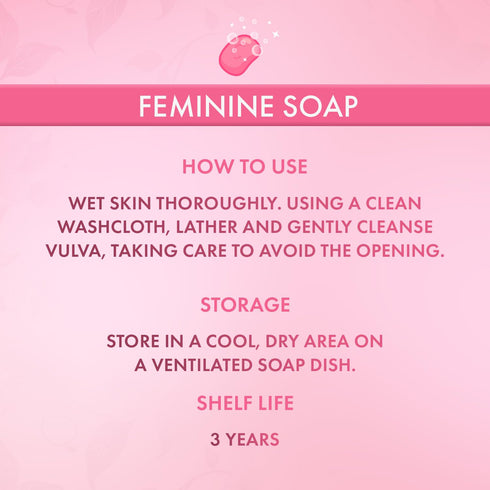 PANOUIE Inflammation E Skin | Pretty Kitty Intimate Care | Botanical Feminine Hygiene | Soothing Feminine Soap | Gentle