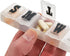 Pill Organizers, Pack of 4 Bold Letter Weekly Pill Planners for 28 Days Total