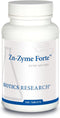 Biotics Research Zn-Zyme Forte 25 mg Zinc, Immune System Support, Optimal Cellular Function, 100 Tablets