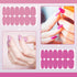 SILPECWEE Pink Nail Wraps for Women, Solid Color Glitter Self Adhesive Nail Polish Stickers with 1pc Nail File (16