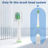 Replacement Toothbrush Heads for Water Pik Sonic Fusion (SF-01 / SF-02 / SF-03 / SF-04), 10 Count, Compact with Covers,