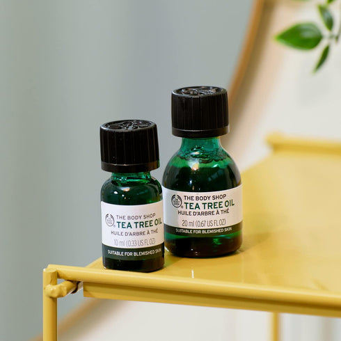 The Body Shop Tea Tree Oil – Purifying Vegan Facial Oil for Oily, Blemished Skin – 0.33 oz