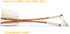 Leotruny 100% Natural Exfoliating Loofah with Long Wooden Handle Shower Back Brush (Off-White, 1 Pack)
