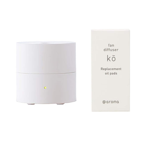 Fan Diffuser K, With Set of 6 Replacement Oil Pads, No Water,