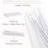HYU VN 50pcs/Pack1PACK50pcs Smoking Pipe Cleaners Blend Cotton Rods Tobacco Smoke Mouthpiece Convenient Cleaning Tool