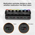 ORBOX 7 Weekly Pill Organizer Day Pill Organizer one time a Day with Reminder, Detachable Travel Pill Case, Large