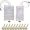 YEYSXSY Latex Condom Catheter External Self Sealing Set 10pcs Male Condom 1pcs 1000ml