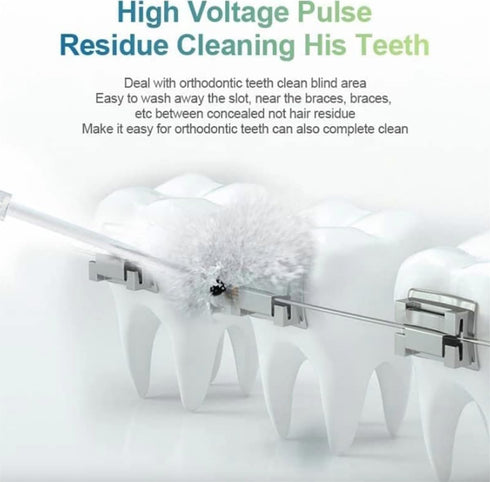Dental Flosser Water Jet Oral Irrigator, Portable Rechargeable, Multiple Pressure Modes for Teeth and Braces