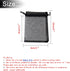 50Pcs Black Organza Bags 3x4 inch - Small Jewelry Drawstring Mesh Gift Bags for Wedding Party Favors