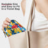 Skerhhux 7 Colorful Pattern Art Pill Case Travel Pill Organizer Weekly Day Portable with Zipper Medicine Box Pill Case