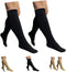 HealthyNees Closed Toe 15-20 mmHg Compression Plus Size Big Wide Leg Calf Socks