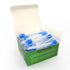 Wellgler's Disposable Oral Swabs - Sterile Sponge Mouth Swabs, Individually Wrapped (50pcs, Blue)